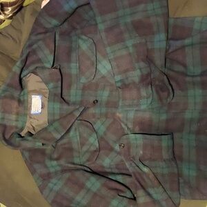 It's almost flannel season baby. button up size med. Made in u.s.a. pendleton.